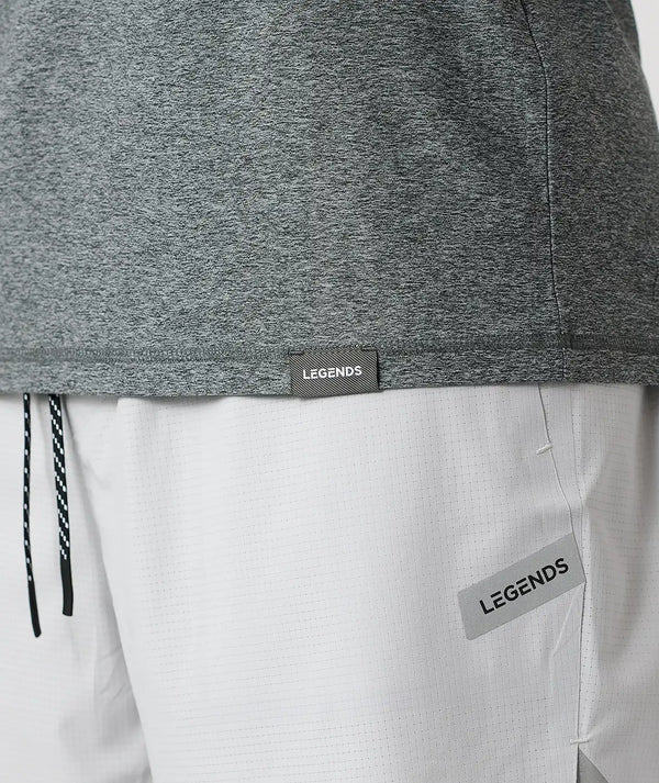 Aire Tee Charcoal Gray Heather