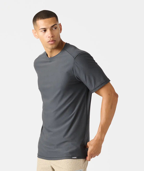 Aire Tee Charcoal Gray