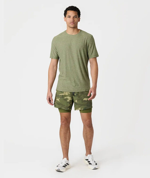Aire Tee Cypress Heather