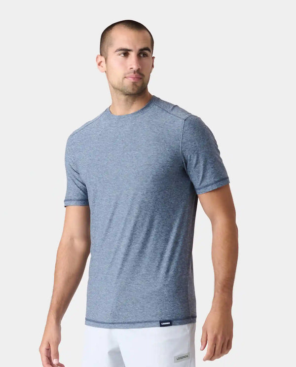 Aire Tee Navy Heather