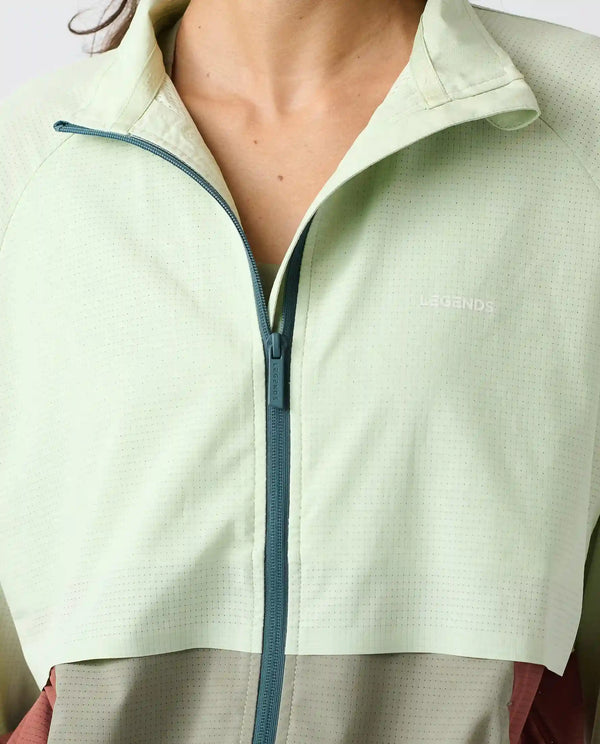Bryn Jacket Dewdrop Block